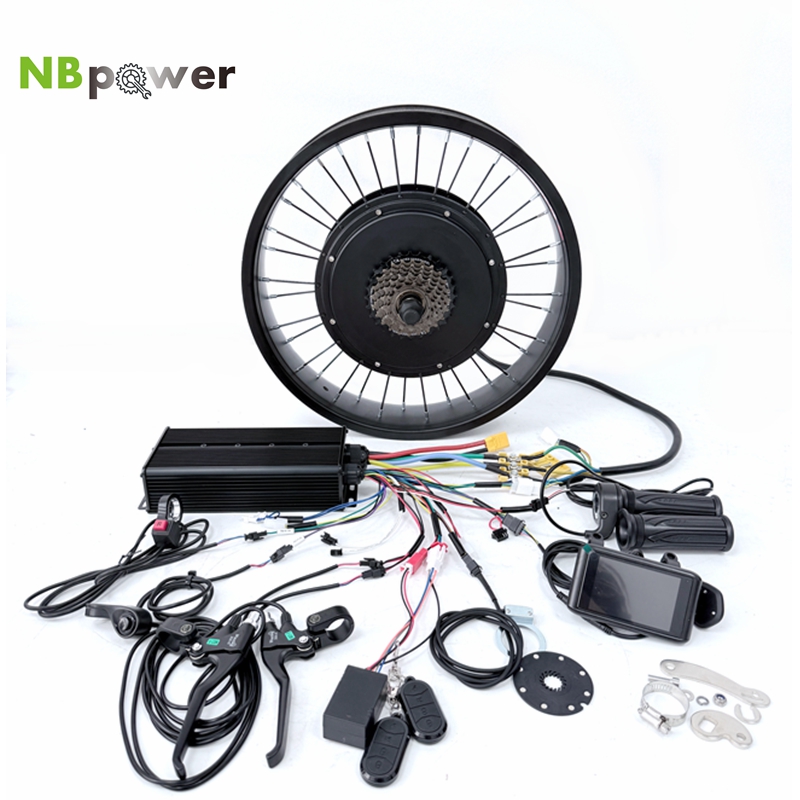 ชุดแปลงมอเตอร์ไฟฟ้าสำหรับจักรย - Ebike Conversion Kit 72V 3000W บทวิจารณ์และราคา